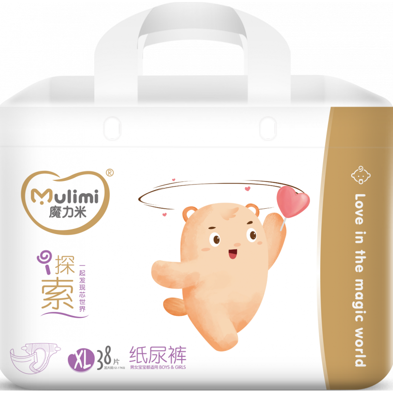 Diapers Mulimi XL 12-17kg 38pcs - Jappy Nappy